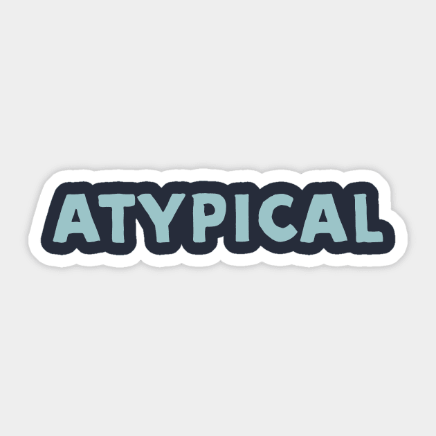 atypical Sticker by kani